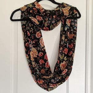 Floral Infinity Scarf